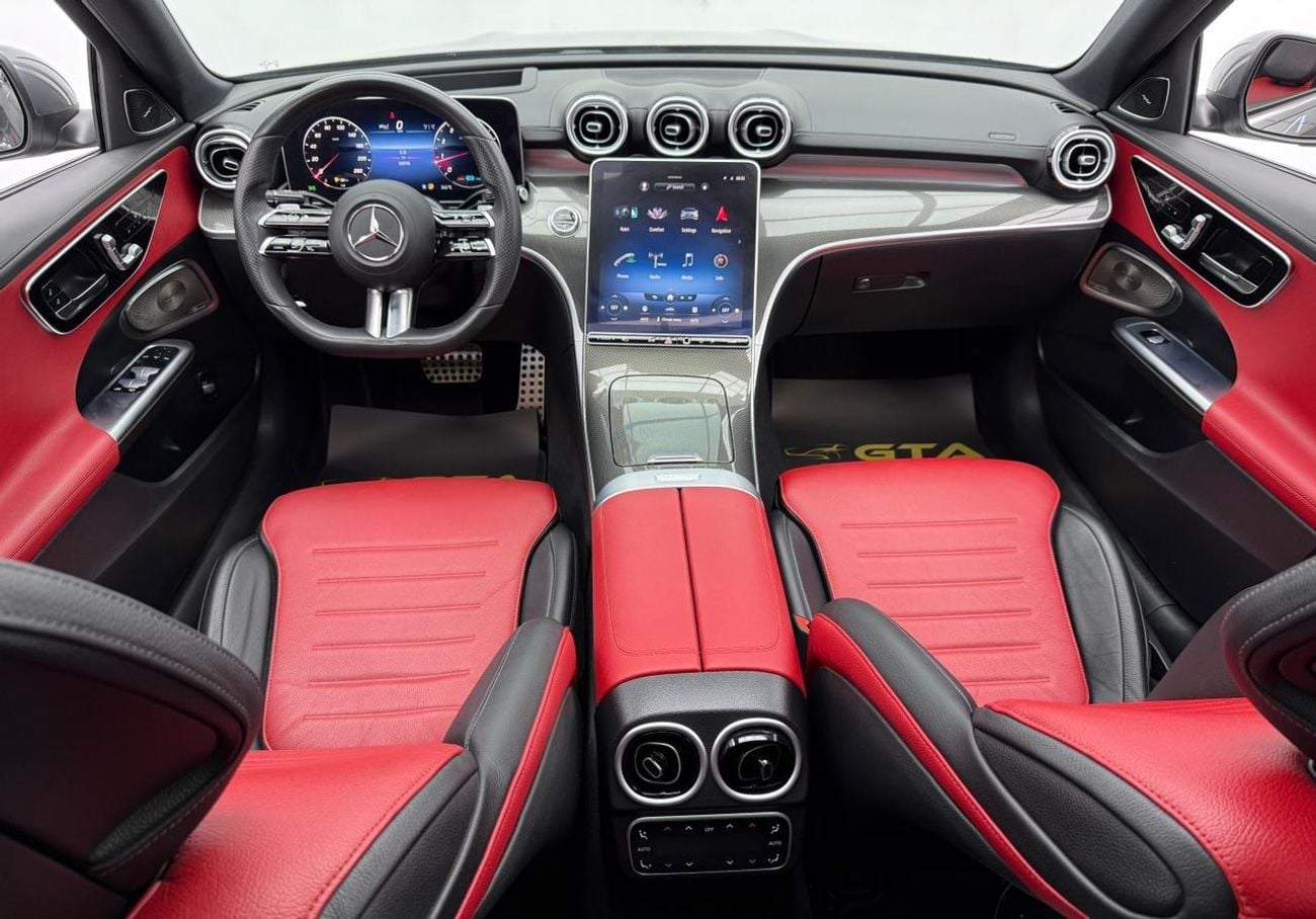 Mercedes-Benz C 200 2022 Mercedes Benz C200 AMG Premium, 2027 MB Warranty + Service Pack, Fully Loaded, GCC