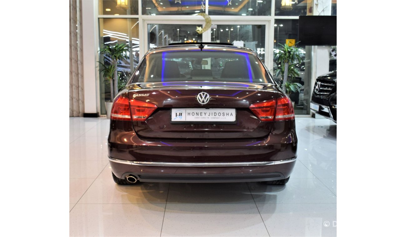 Volkswagen Passat EXCELLENT DEAL for our Volkswagen Passat FULL OPTION! 2013 Model!! in Burgundy Color! GCC Specs