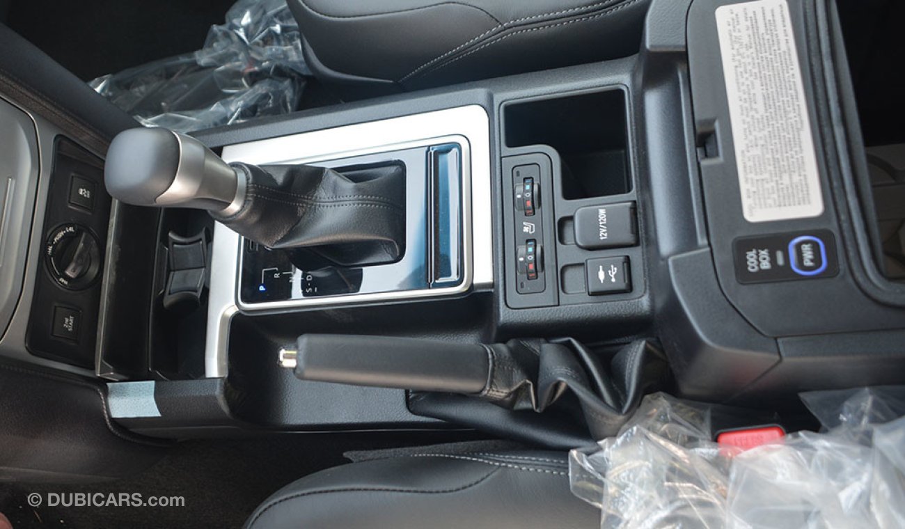 تويوتا برادو 2.7 with heating and cooling leather power seats, Sunroof, AW R18