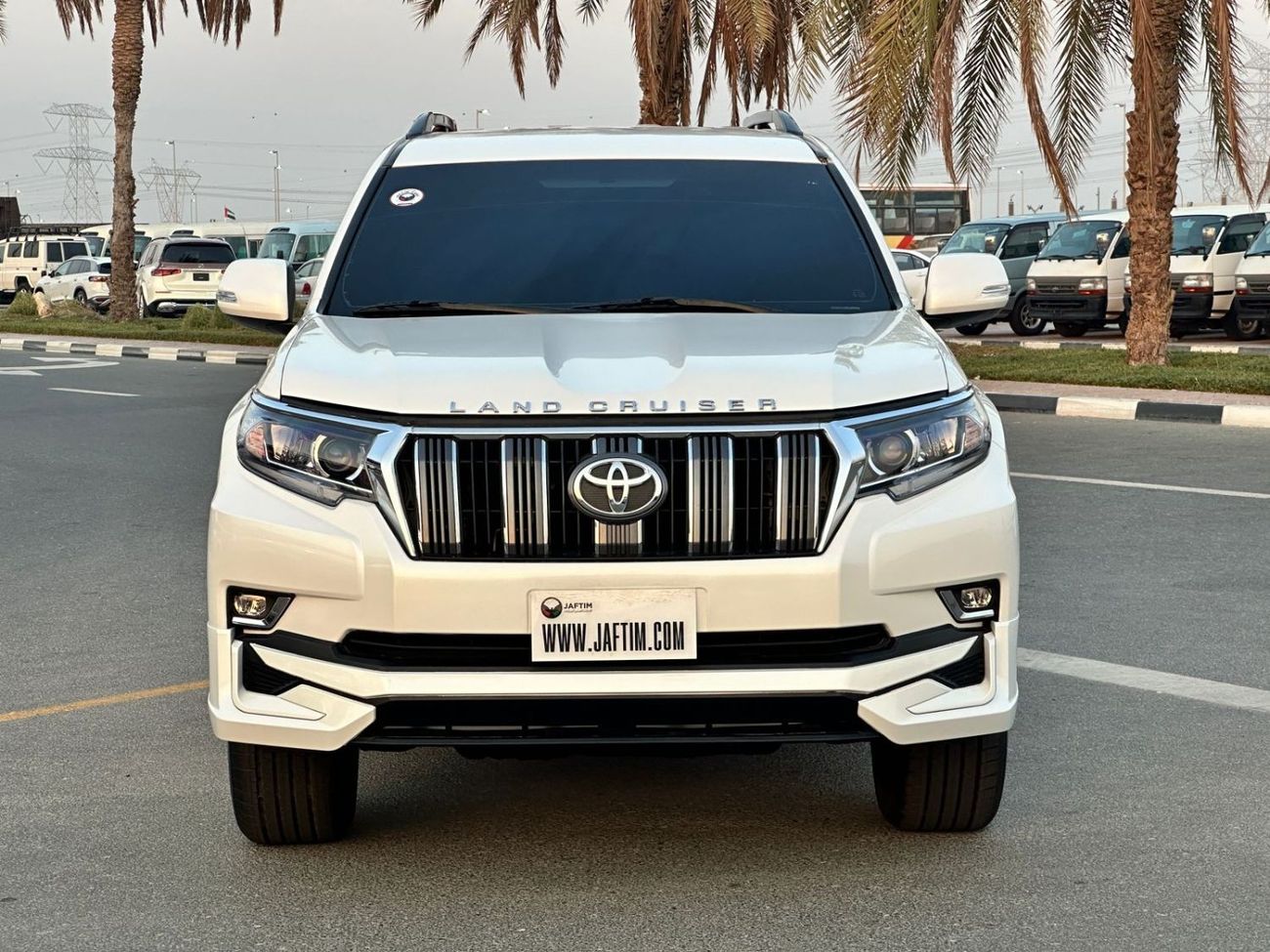 Toyota Prado MODIFIED TO PRADO 2023 | TEXTURED LEATHER SEATS | 2.7L PETROL | 2017 | TESLA SCREEN | LHD | REAR VIE