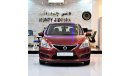 نيسان تيدا LOW MILEAGE! FULL SERVICE HISTORY! ONLY 31,000 KM Nissan Tiida 2016 Model!! in Red Color! GCC Specs