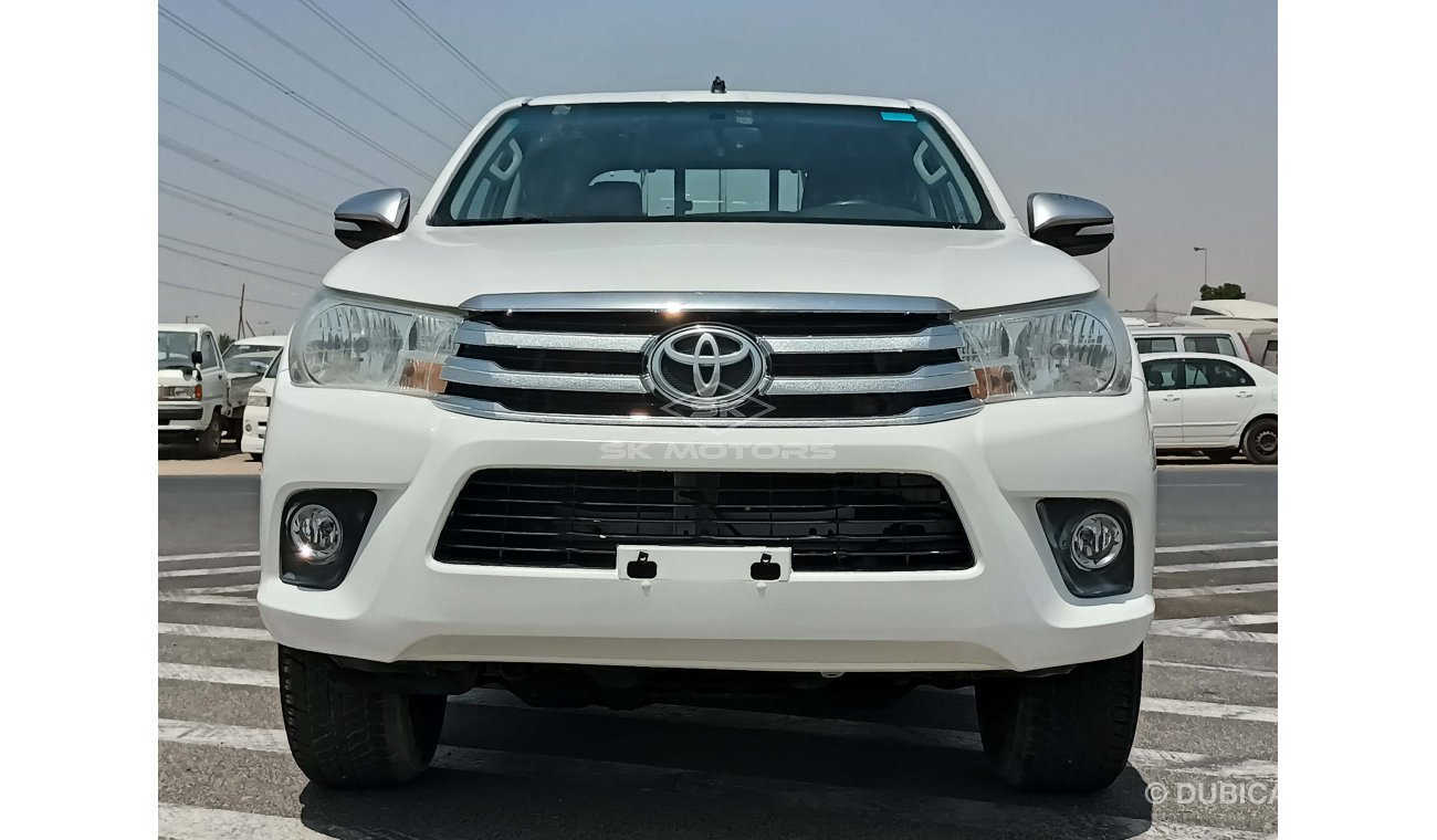 Toyota Hilux 2.7L, 17" Rims, Xenon Headlights, Fabric Seat, Cool Box, ECO/PWR Mode, Front & Rear A/C (LOT # 7497)