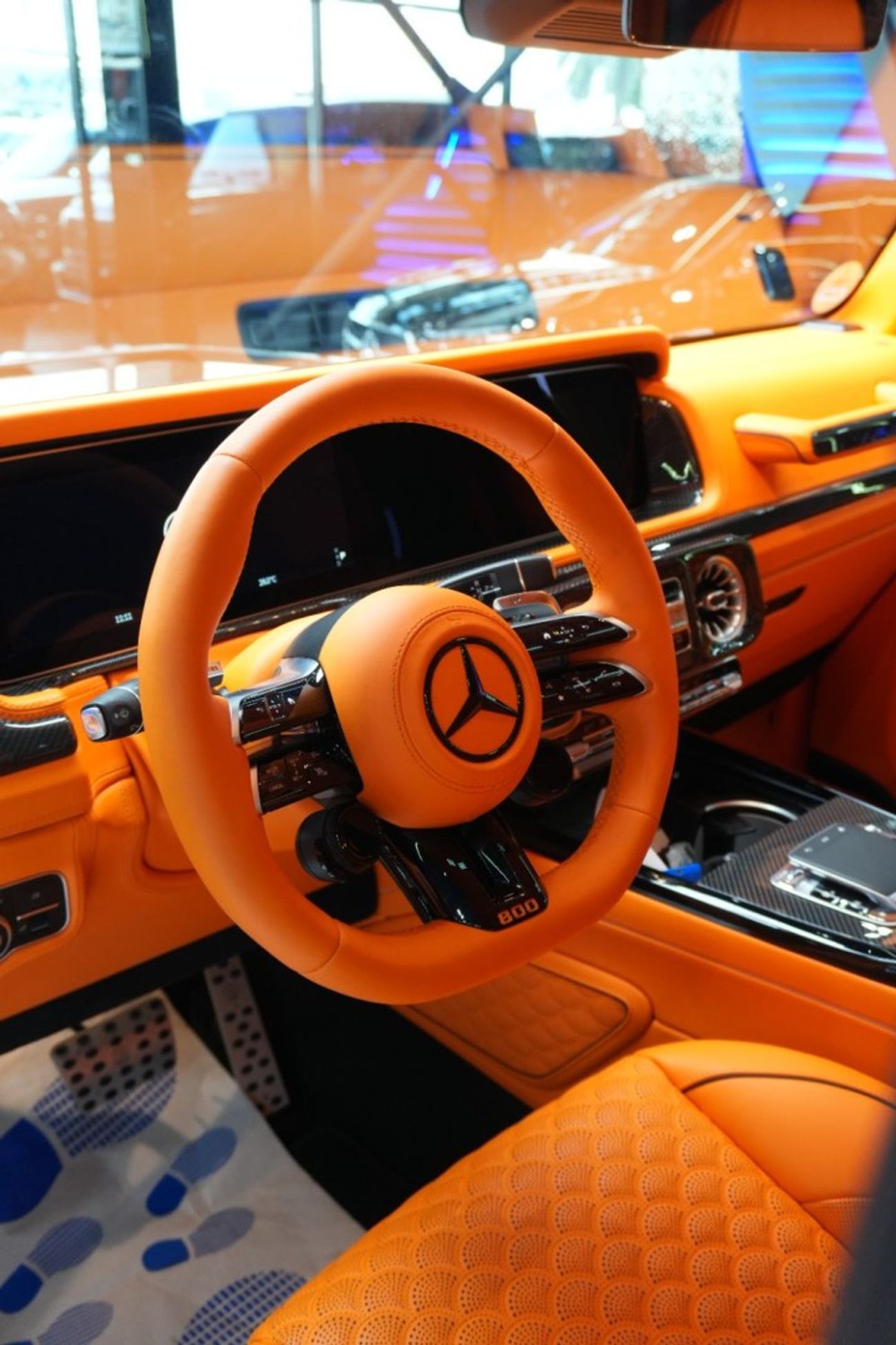 BRABUS 800 - Mercedes-AMG G 63 Mercedes-Benz G 800 - BARABUS - inside Orange - 2025