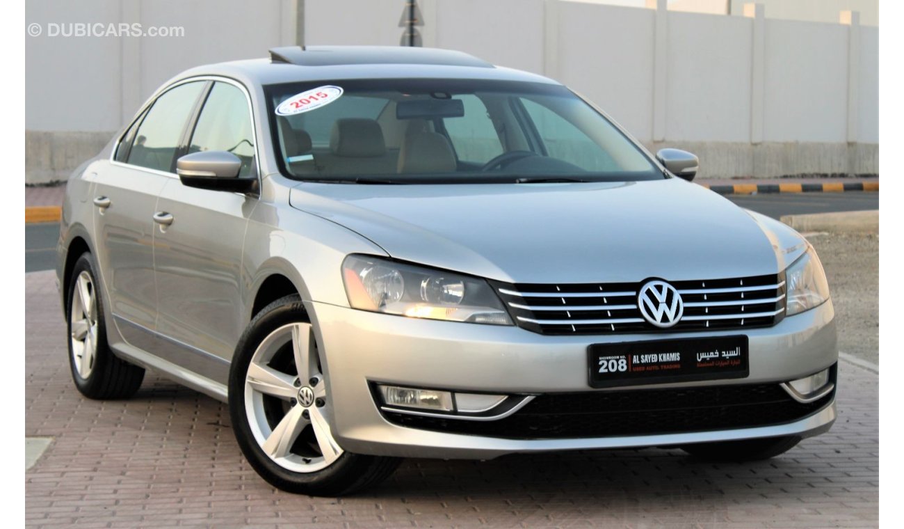 Volkswagen Passat Volkswagen Passat 2015 GCC in excellent condition without accidents, very clean from inside and outs