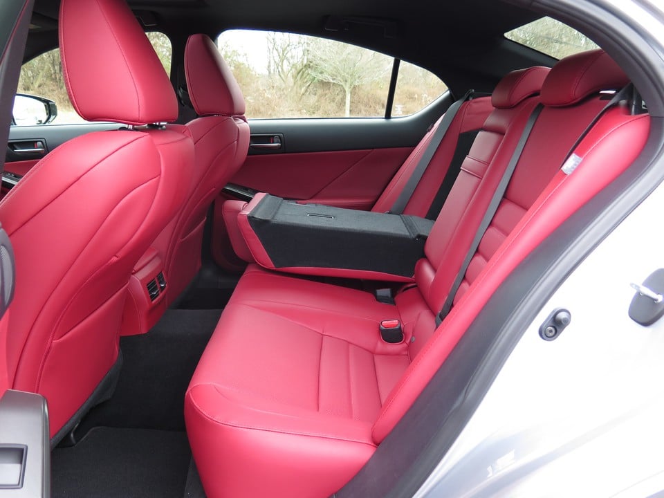 Lexus IS-F interior - Seats
