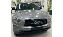 إنفينيتي QX70 GCC .. S .. FSH .. Original Paint .. Perfect Condition