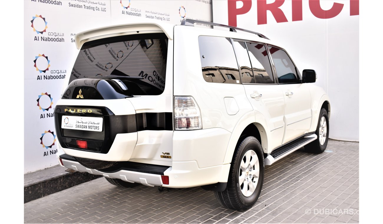 ميتسوبيشي باجيرو AED 1466 PM | 0% DP | 3.0L GLS 4WD V6 GCC WARRANTY