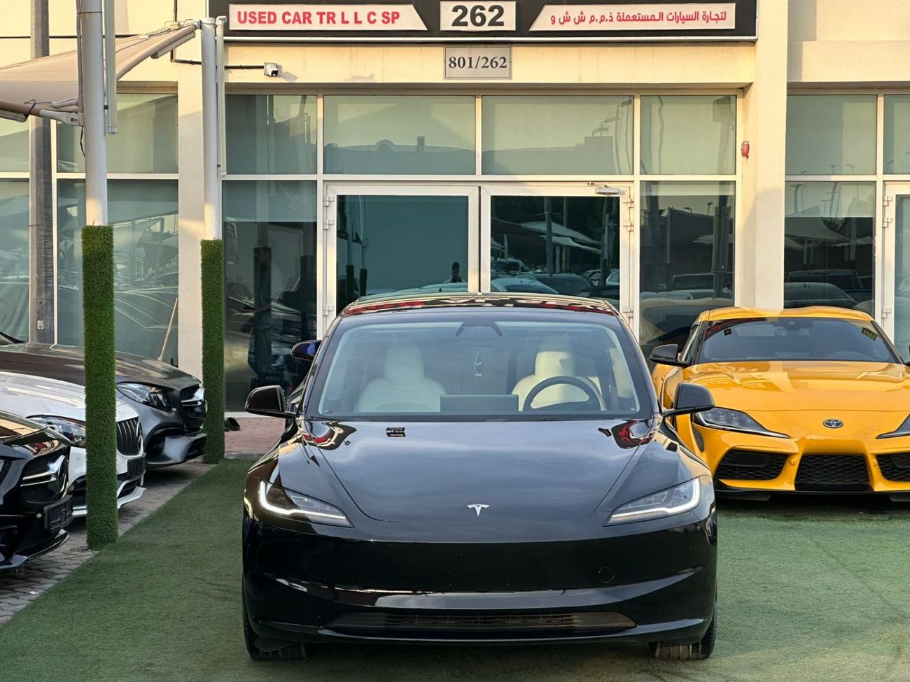 تسلا موديل 3 تسلا موديل 3 ستاندر 2024 خليجي صبغ وكاله تشييكات وكاله تحت الضمان