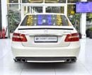 Mercedes-Benz E 63 AMG EXCELLENT DEAL for our Mercedes Benz E63 AMG ( 2011 Model ) in White Color GCC Specs