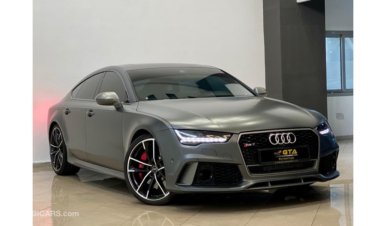 Audi RS7 2017 Audi RS7, Audi Warranty + Service Contract, Low KMs, GCC