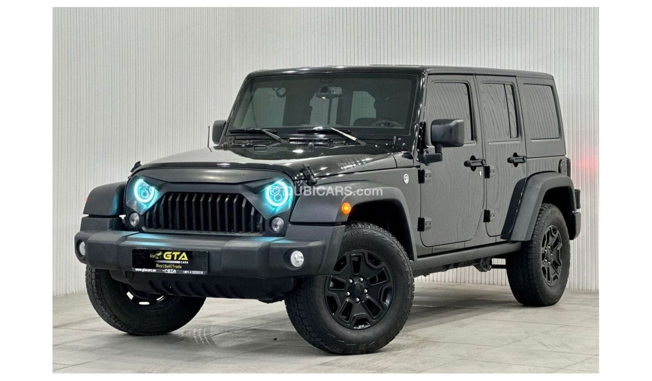Jeep Willys 2018 Jeep Wrangler Willys Wheeler, Warranty, Full Jeep Service History, Low Kms, GCC