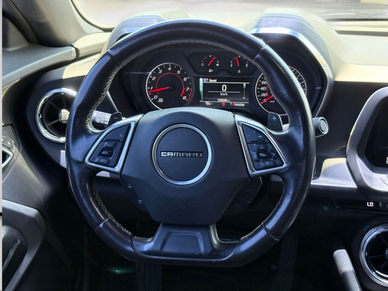 Chevrolet Camaro AED 1,280 P.M | 0% DOWN PAYMENT | CHEVROLET CAMARO LT | 3.6L V6 | 2018 | GCC SPECS
