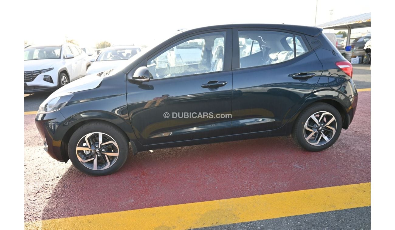 هيونداي جراند i10 هيونداي جراند آي 10 سعة 1.2 لتر بنزين هاتشباك دفع أمامي 4 أبواب لون أخضر موديل 2022