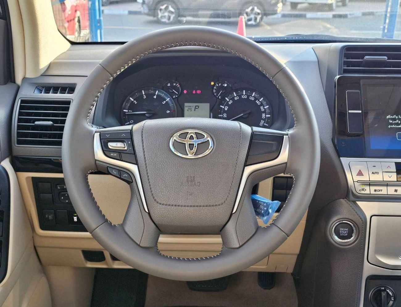 تويوتا برادو GXR / 4.0L PETROL / SUNROOF / COOL BOX / DVD+CAMERA / AUTO AC / (CODE # PSR40GXRU)