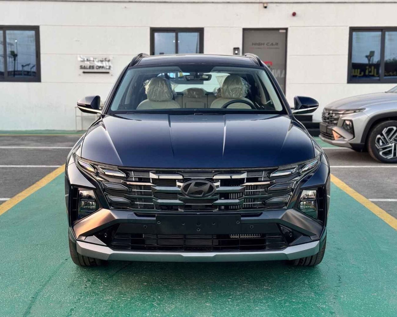 هيونداي توسون HYUNDAI TUCSON 1.6T - 2027 MODEL - GCC SPECS - DARK BLUE COLOR