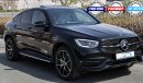 مرسيدس بنز GLC 300 ,GLC VVIP   AMG ,2020مطابقة للمواصفات الخليجية 0 كم مع ضمان سنتان + 3 سنين صيانة عند EMC