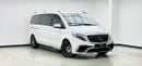 Mercedes Benz V 250 FALCON EDITION EXTRA LONG 2021 Mercedes-Benz V 250 Falcon Edition, Warranty, Full Mercedes service history, GCC Specs.