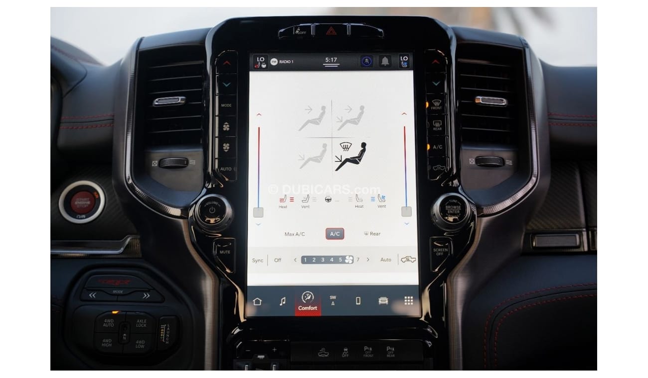 RAM 1500 TRX 2023 RAM 1500 TRX SILVER BEAD LOCK CARBON FIBER 4X4 6.2L V8 GCC 0 Km