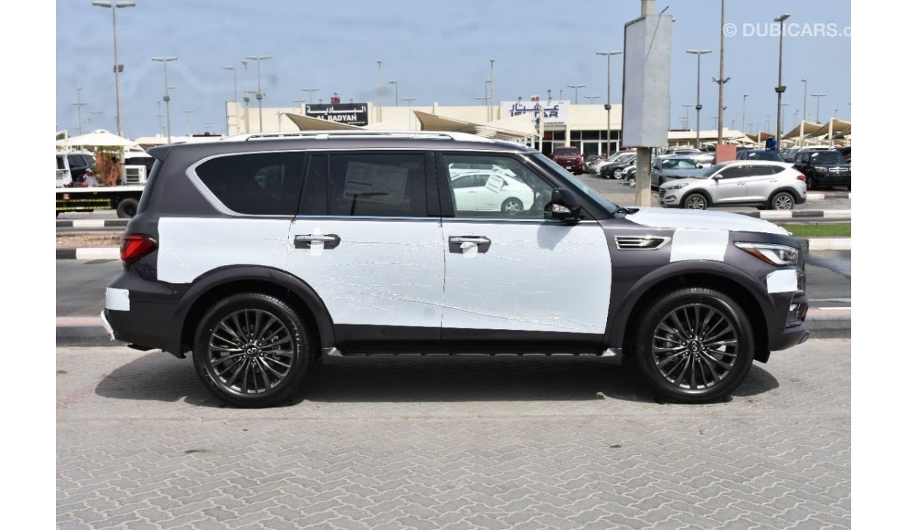 إنفينيتي QX80 BLACK EDITION | FULLY LOADED WITH CAPTAIN SEATS | NEW