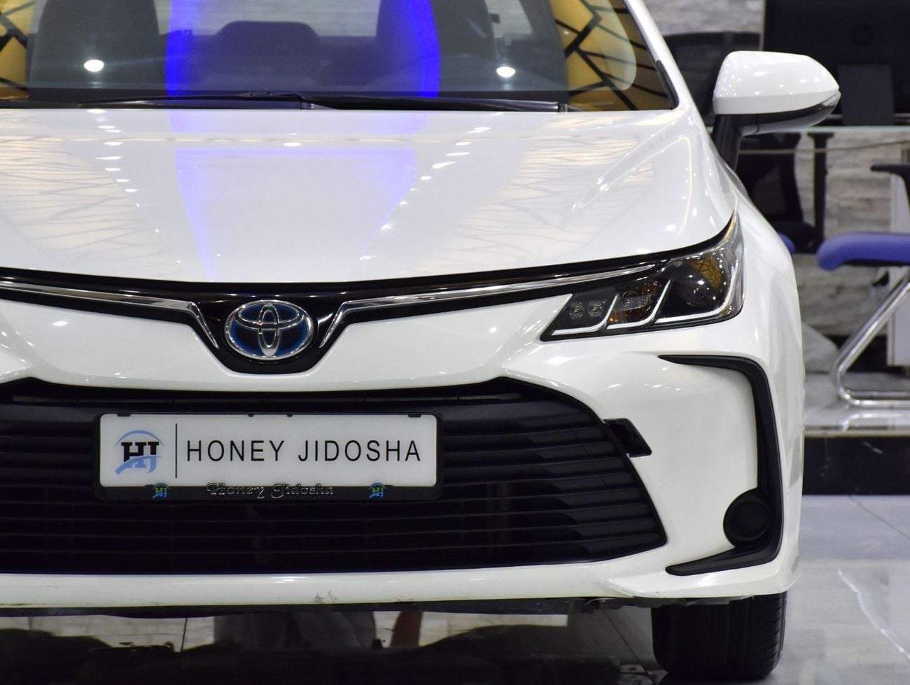 Toyota Corolla EXCELLENT DEAL for our Toyota Corolla Hybrid ( 2021 Model ) in White Color GCC Specs
