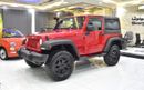 Jeep Wrangler EXCELLENT DEAL for our Jeep Wrangler Sport ( 2014 Model ) in Red Color GCC Specs