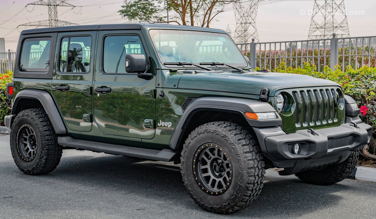 Jeep Wrangler 2021 UNLIMITED SPORT V6 3.6L W/ 3 Yrs or 60K km Warranty @ Trading Enterprises