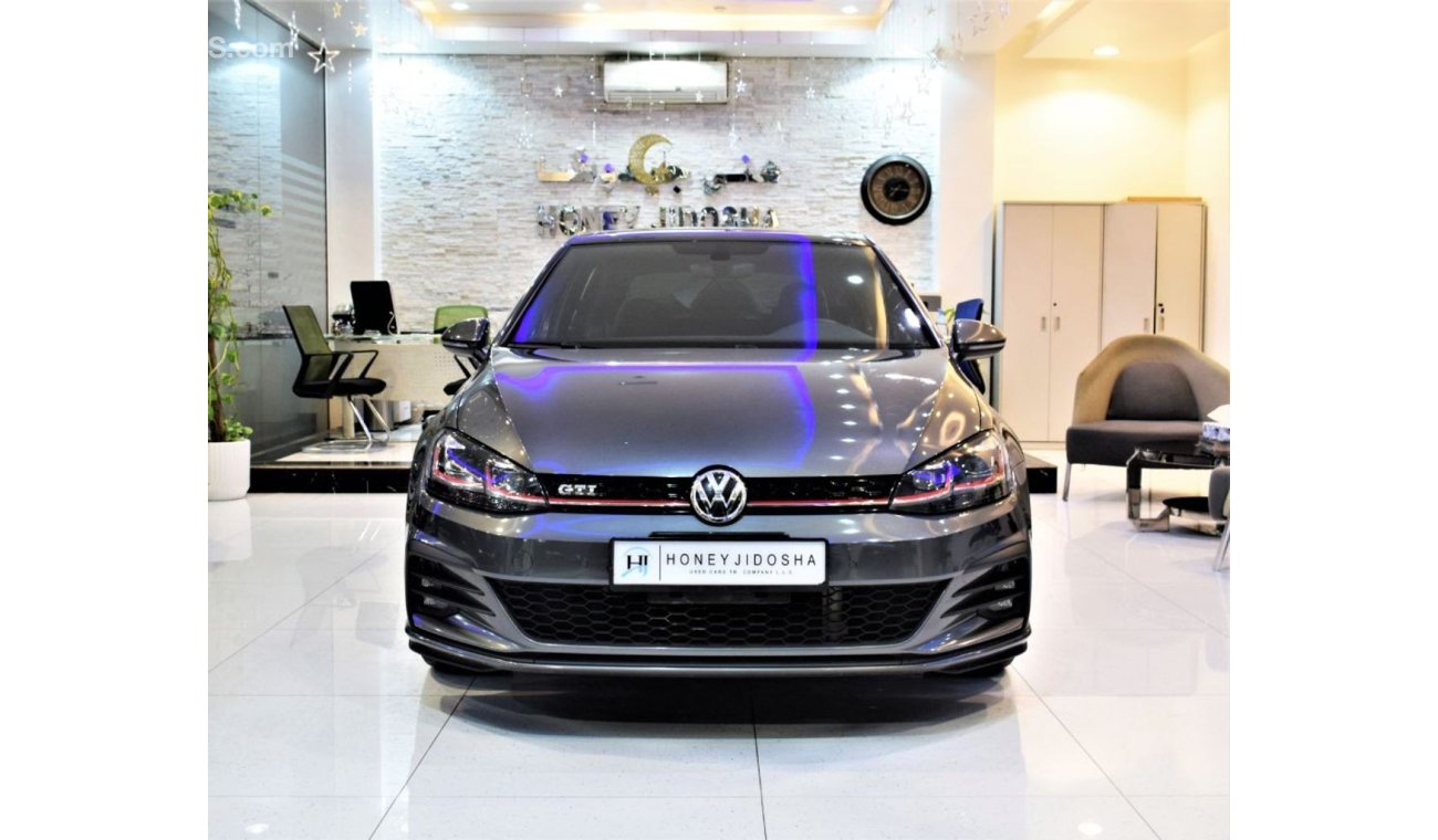 فولكس واجن جولف ( AGENCY WARRANTY "MAY 29, 2022" ) ORIGINAL PAINT ( صبغ وكاله ) Volkswagen GTI 2019 Model GCC