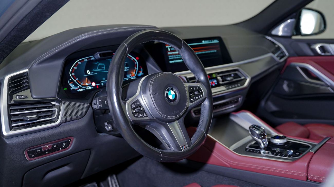 بي أم دبليو X6 40i M Sport 3.0L | AED 3,593PM | Warranty & Service October 2026 | GCC