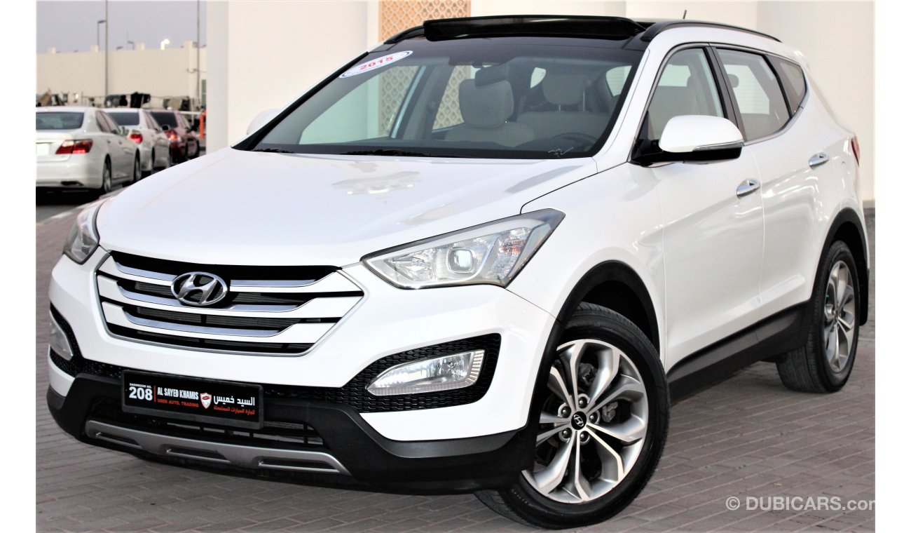 Hyundai Santa Fe Hyundai SantaFe GCC in excellent condition without accidents, full option  6 cylinder, very clean fr