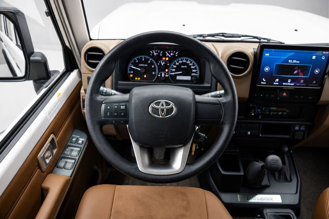 Toyota Land Cruiser 70 LC76 LX Hardtop 2.8L - White Inside Saddle Tan | Export Only
