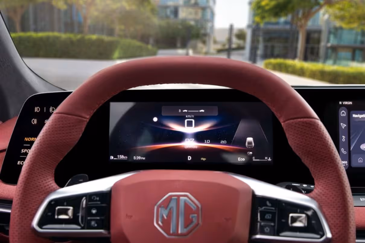 أم جي 7 interior - Digital Cluster