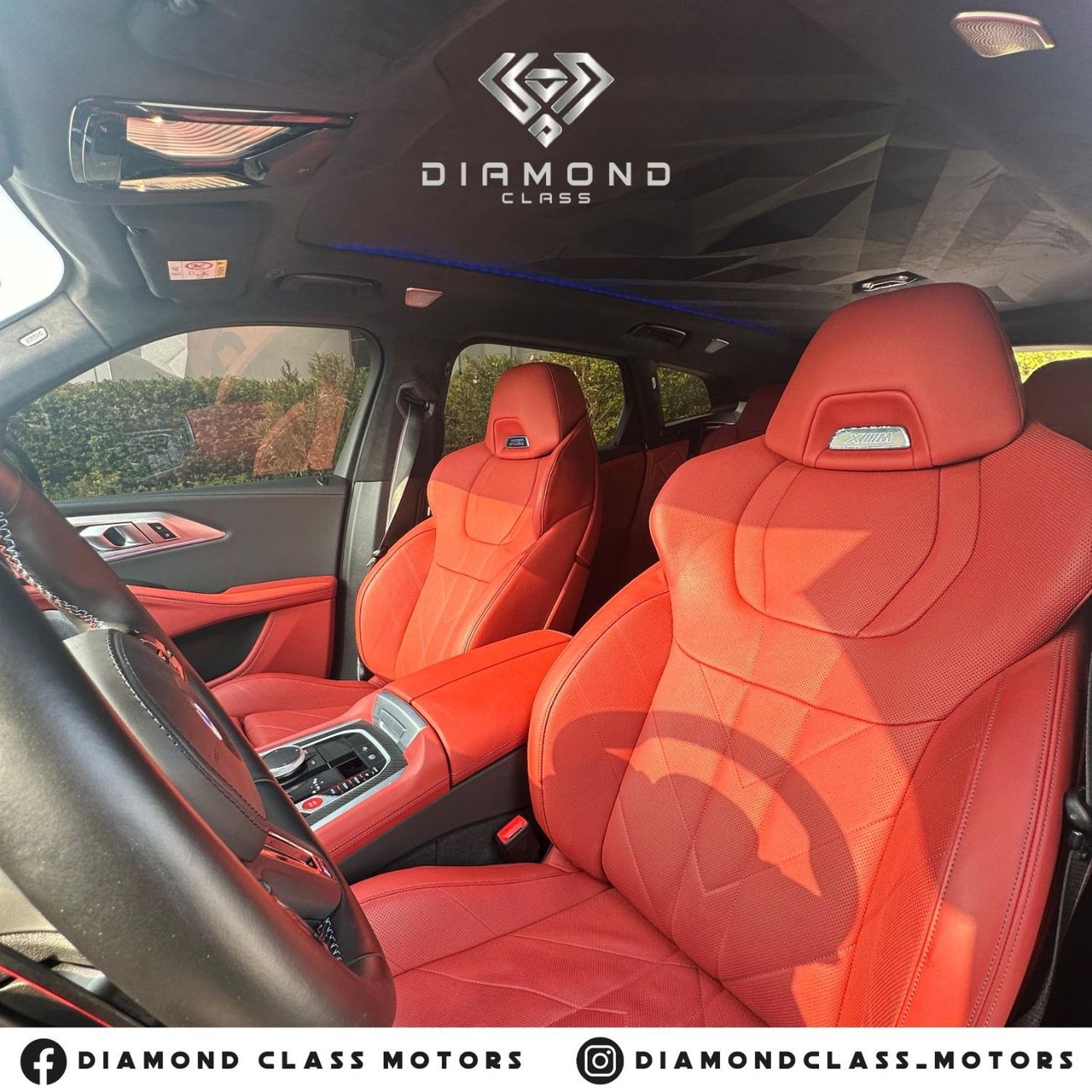 BMW XM BMW XM V8 M Plug-in Hybrid AWD 4.4L Twin-Turbo+Electric Motor 2023  GCC    Service Contract  Under A