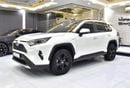 تويوتا راف ٤ EXCELLENT DEAL for our Toyota Rav4 Hybrid ( 2021 Model ) in White Color GCC Specs