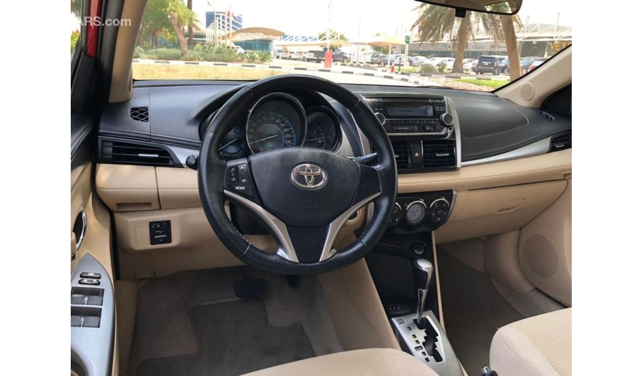 Toyota Yaris FULL SERVICE HISTORY- 2015 - GCC SPECS - AL FUTTAIM -