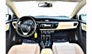 Toyota Corolla 2.0L SE 2016 GCC SPECS WITH DEALER WARRANTY