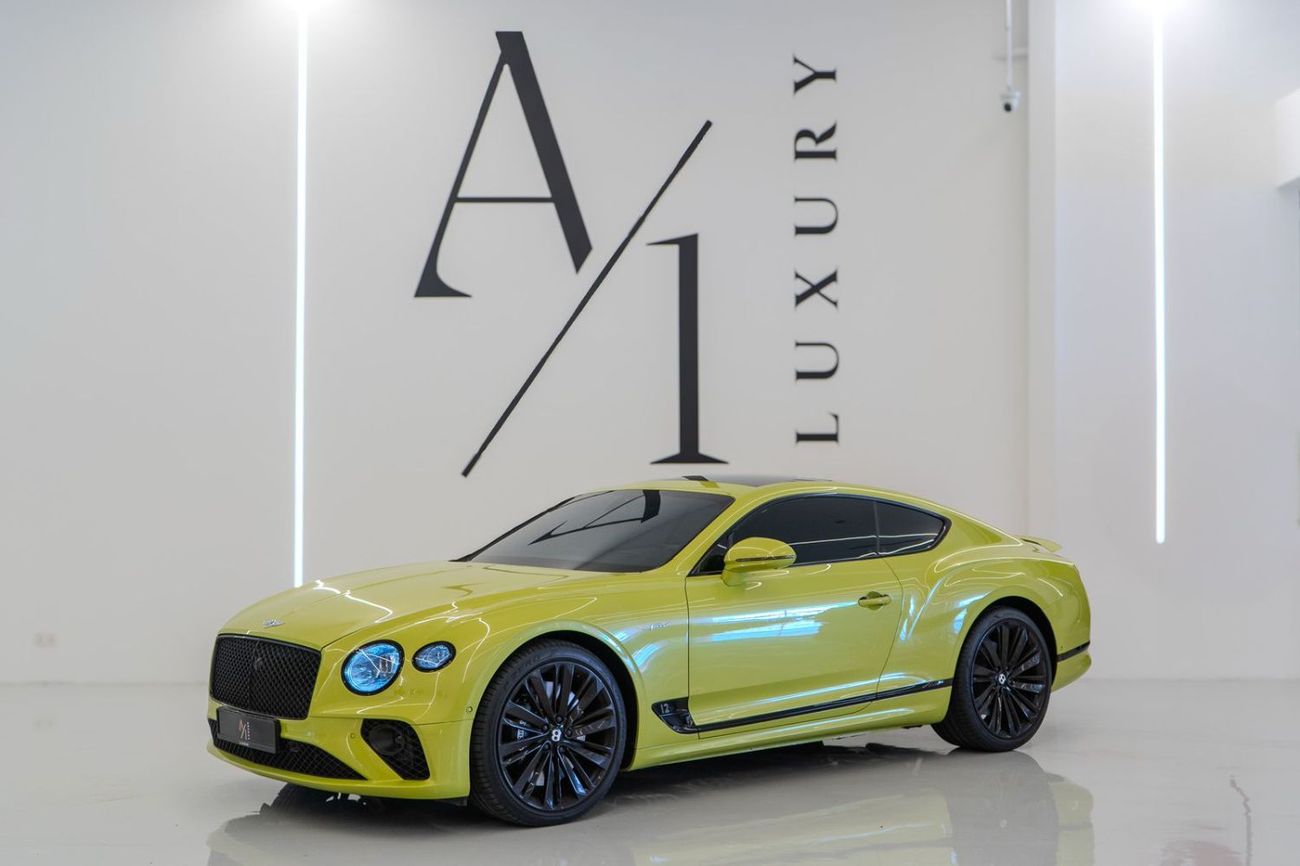 بنتلي كونتيننتال جي تي 6.0L W12 (650 HP) 2022 Bentley Continental GT Speed W12, Warranty, Full Options, Very Low Kms, GCC