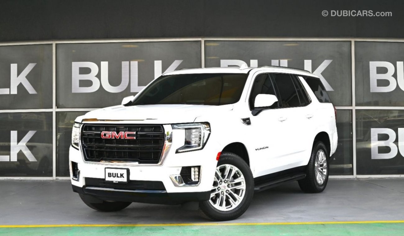 جي أم سي يوكون ‎GMC Yukon SLE AWD - Original Paint - Under Warranty - Rear Dvd - 7 Seater - AED 3,223 M/P