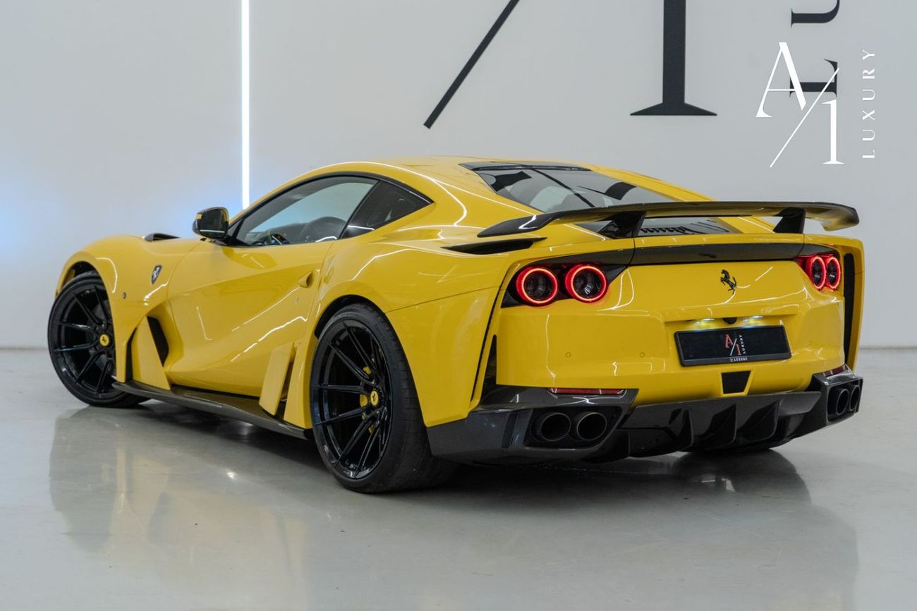 Ferrari 812 Superfast N-LARGO By Novitec 2018 Ferrari 812 SuperFast, N-LARGO By Novitec, 1 of 18 Limited Edition, Giallo M