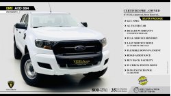 Ford Ranger DIESEL 2.2L + HIRIDER + 4WD / GCC / 2017 / WARRANTY / FULL DEALER ( AL TAYER ) SERVICE HS / 884DHS