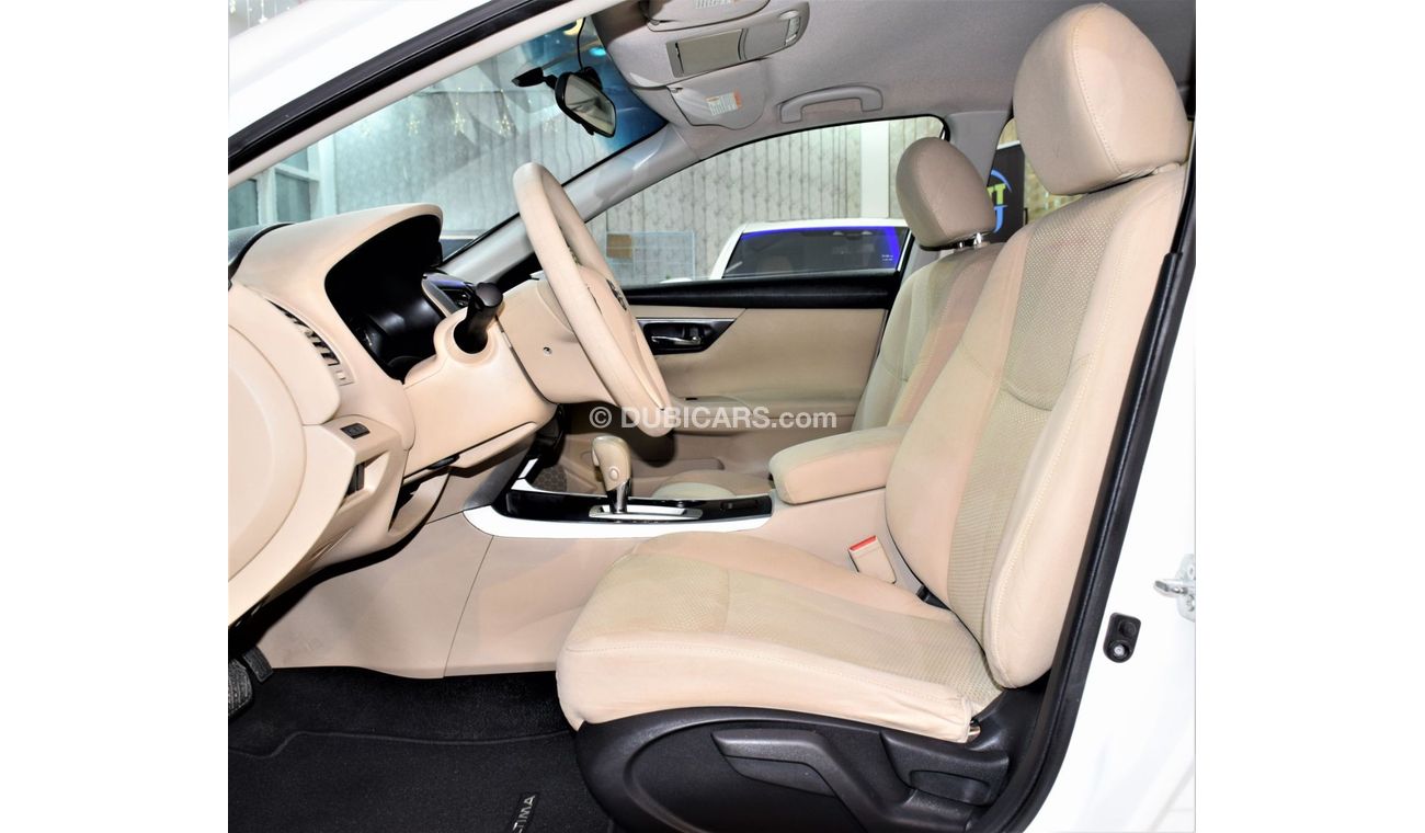 Nissan Altima AED 577 Per Month / 0% D.P | Nissan Altima 2.5 S 2016 Model!! in White Color! GCC Specs
