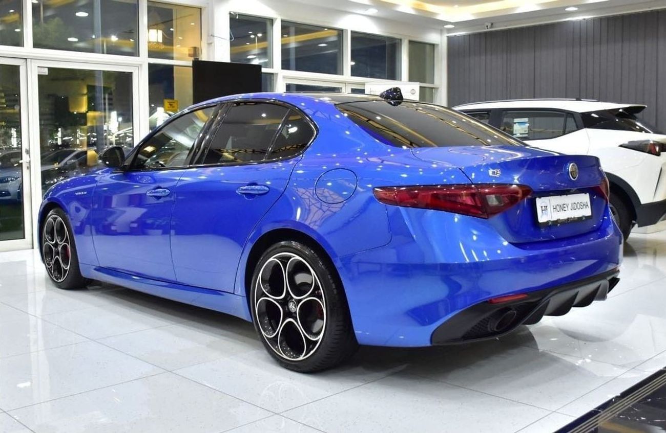 ألفا روميو جوليا EXCELLENT DEAL for our Alfa Romeo Giulia Q2 Veloce ( 2023 Model ) in Blue Color GCC Specs