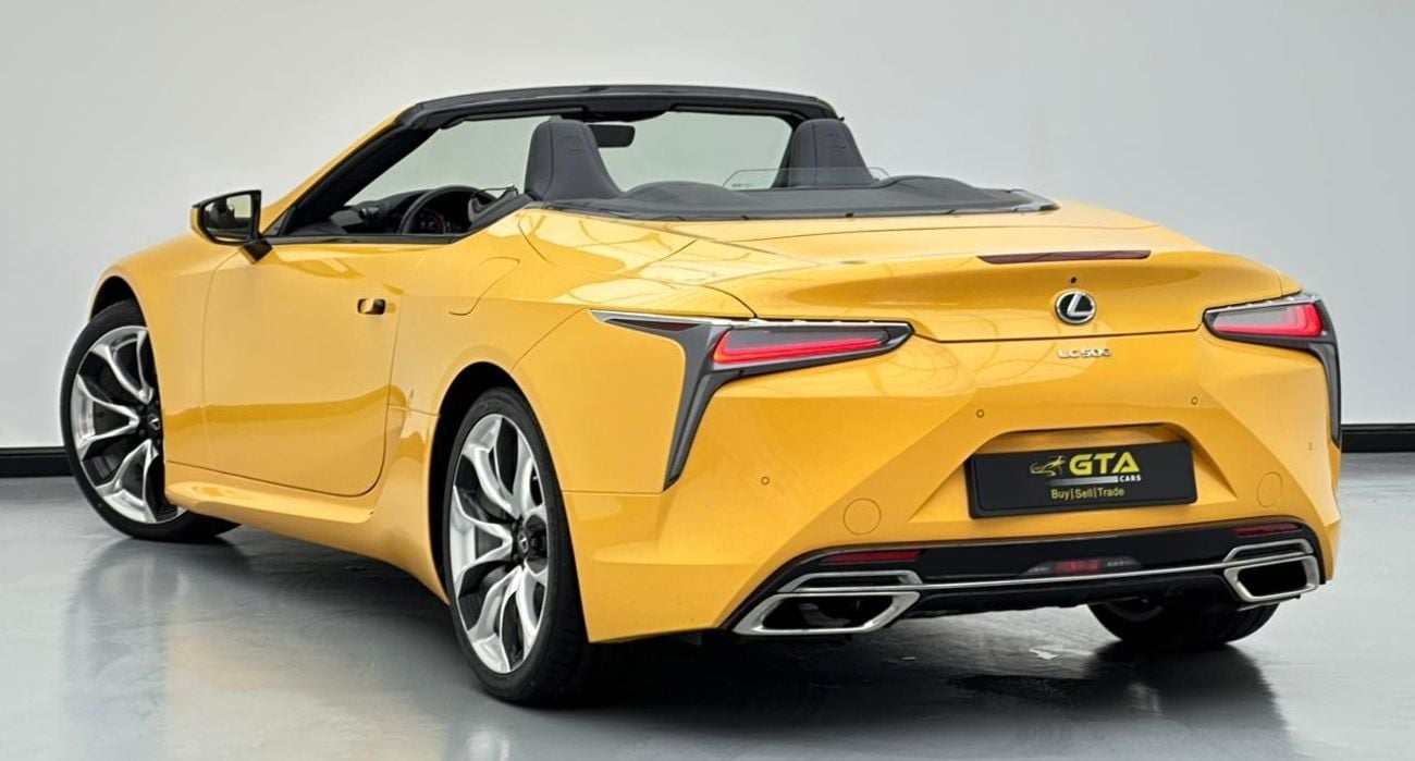 لكزس LC500 كابريوليه 2021 Lexus LC500 Carbon Cabriolet, 1 Year Warranty Unlimited KM, Excellent Condition
