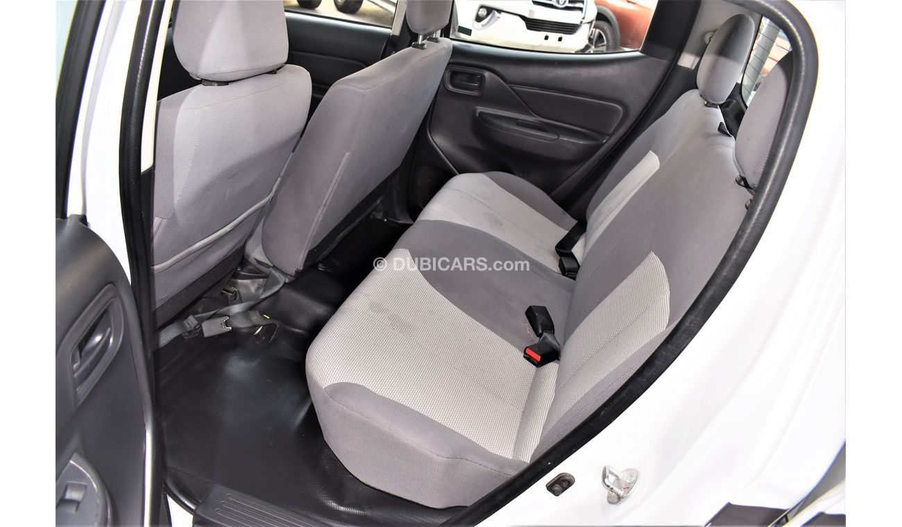 Mitsubishi L200 AED 910 PM 2.4L GL 2WD DC GCC DEALER WARRANTY