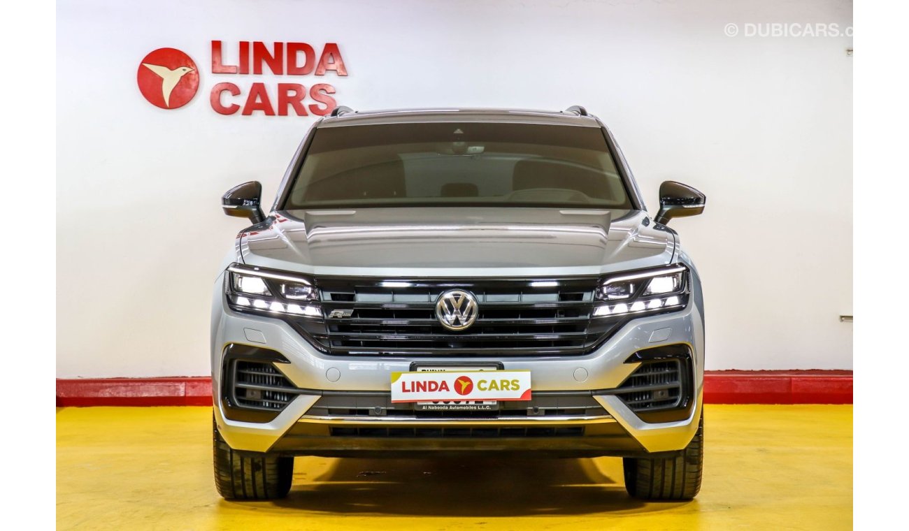 فولكس واجن طوارق Volkswagen Touareg R-Line 2020 GCC under Agency Warranty with Flexible Down-Payment.