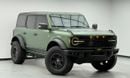 Ford Bronco Wildtrak 2.7L (5 Seater) 2022 Ford Bronco Wildtrak ,Al Tayer Warranty+Service Contract+Serice Histor