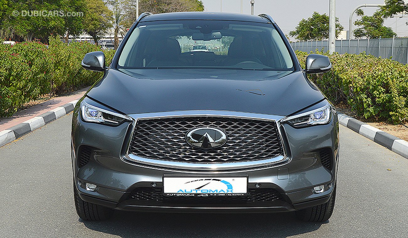 Infiniti QX50 2019, 2.0L AWD GCC, 0km w/ 5Yrs or 200K km Warranty + 2Yrs or 50K km Service at Dynatrade