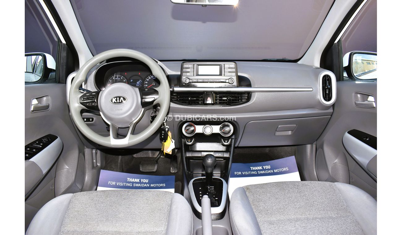 كيا بيكانتو AED 559 PM | 1.2L BASE GCC DEALER WARRANTY