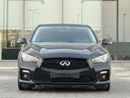 Infiniti Q50 3.0T Sport Black Edition INFINITI Q50 2017 GCC V6t ACCIDENT FREE // PEREFCT CONDITION // FULL OPITIO