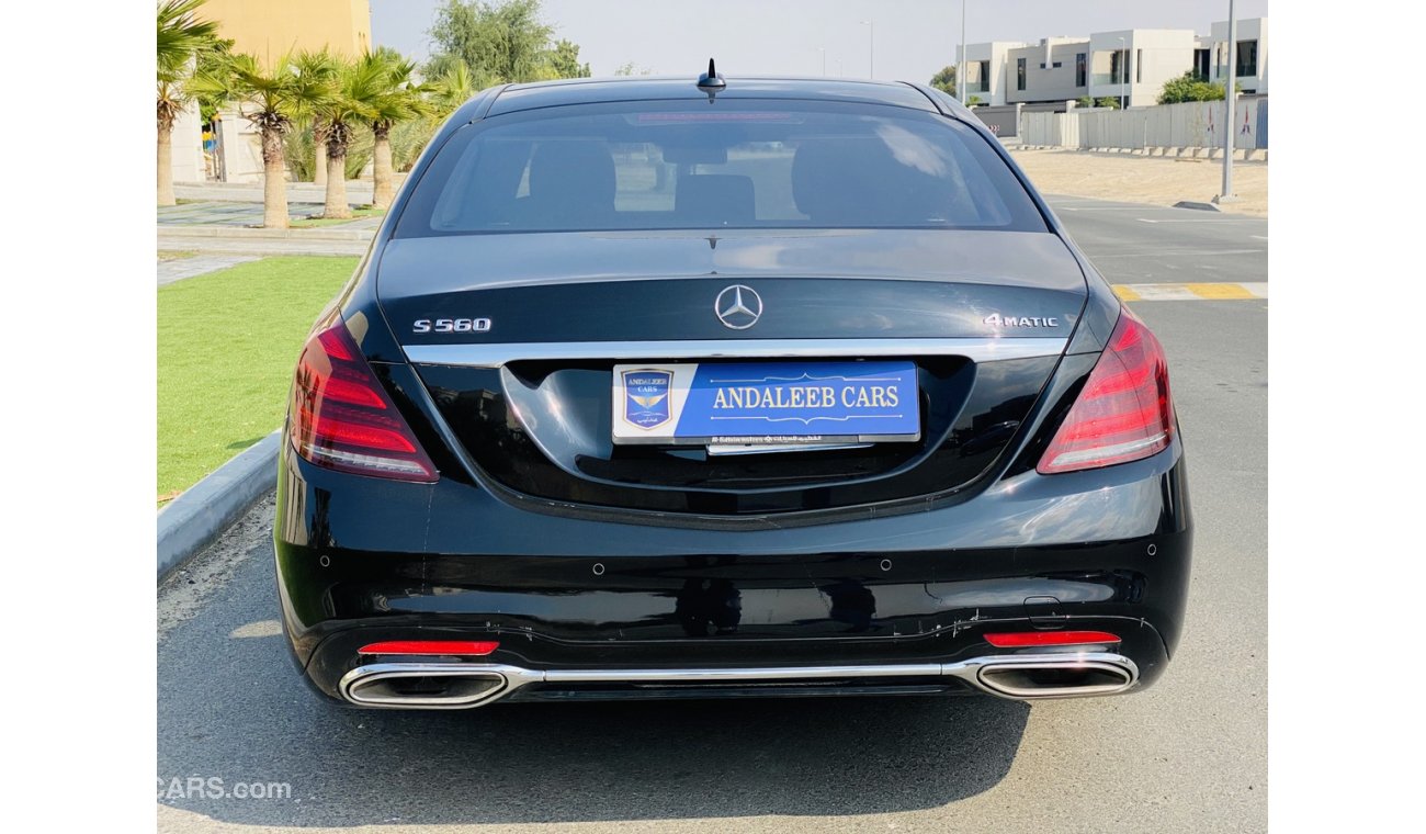 Mercedes-Benz S 560 4Matic 4.0L V8 US Specs 2018