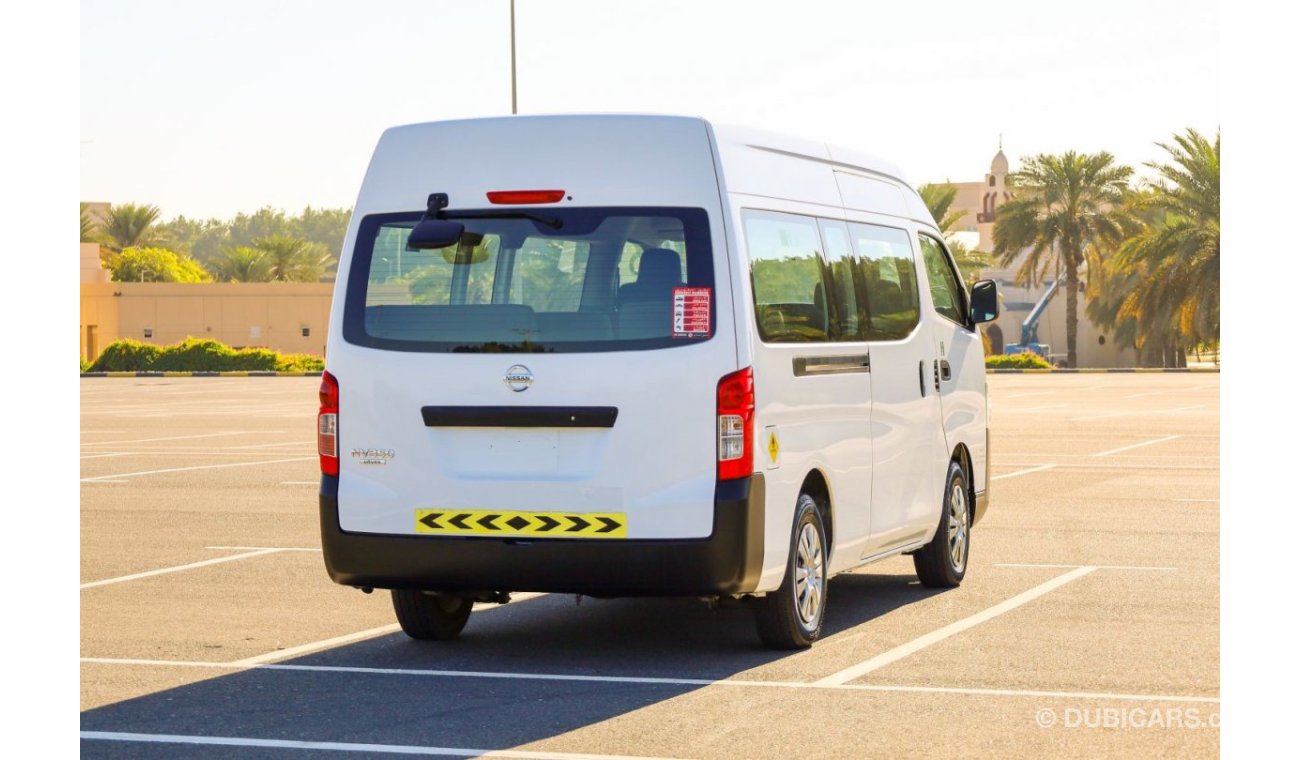 Nissan NV350 Urvan High Roof / 13 Executive Seats / 2.5 Petrol M/T / GCC / Like New Condition / Book Now